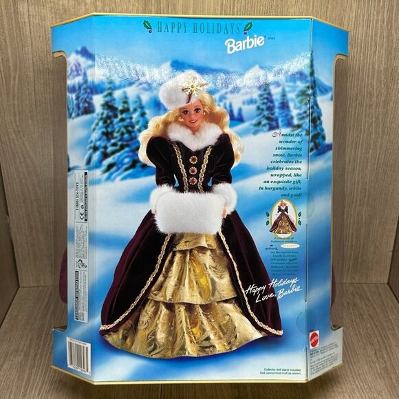 1996 Barbie Happy Holidays Fashion Doll Special Edition Collection - Mattel - Picture 2 of 9